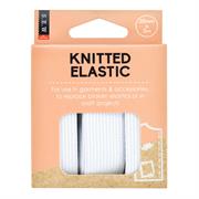SEW White Knitted Elastic 20mm x 3m